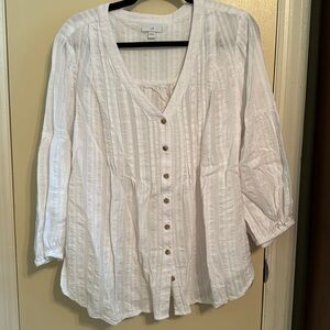 J Jill Button Down Tunic